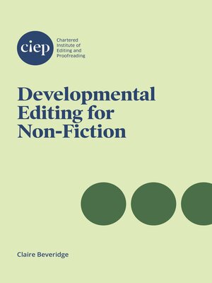 cover image of Developmental Editing for Non-Fiction